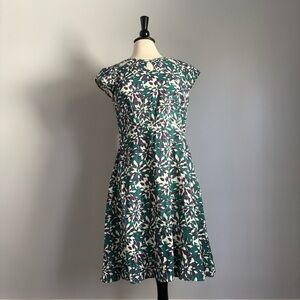 Mata Traders Teal Keyhole Cutout Dress